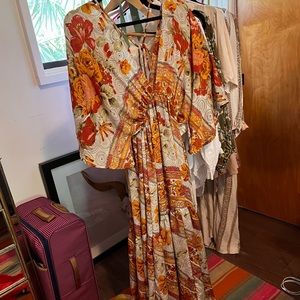 Spanish Maxi Dress- handmade in Grenada Spain